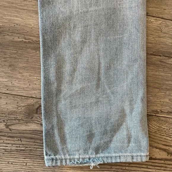 Buffalo David Bitton Men’s Slim Straight Light Wash Distressed Denim Jeans 32/32 - Picture 7 of 8